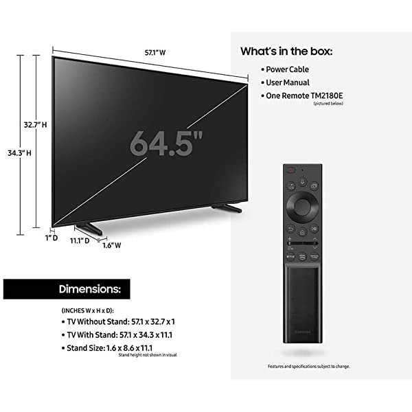 65 QLED Q60A Series - 4K Ultra HD Dual LED Quantum HDR Smart TV with Alexa Built-in
