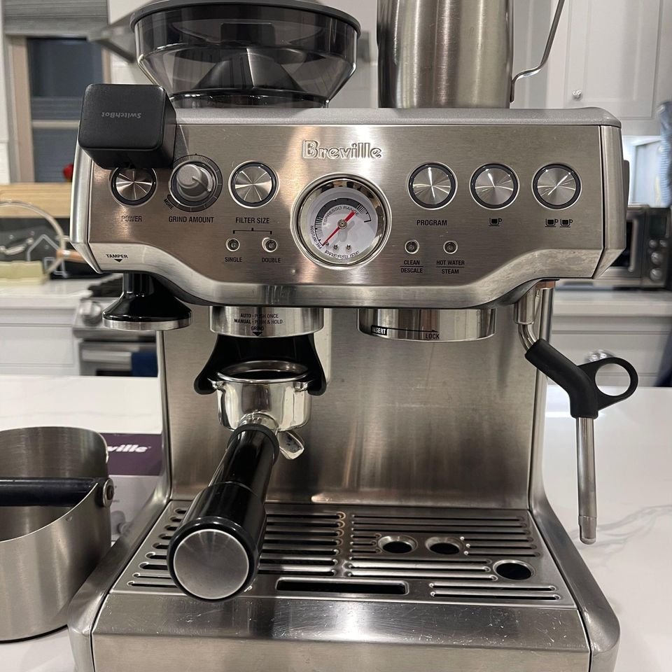 Breville BES870CRN the Barista Express™ Coffee Machine - Cranberry
