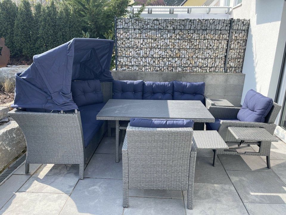 XXL Lounge Set WHD 207x162x256 Seating Group Garden Lounge Set