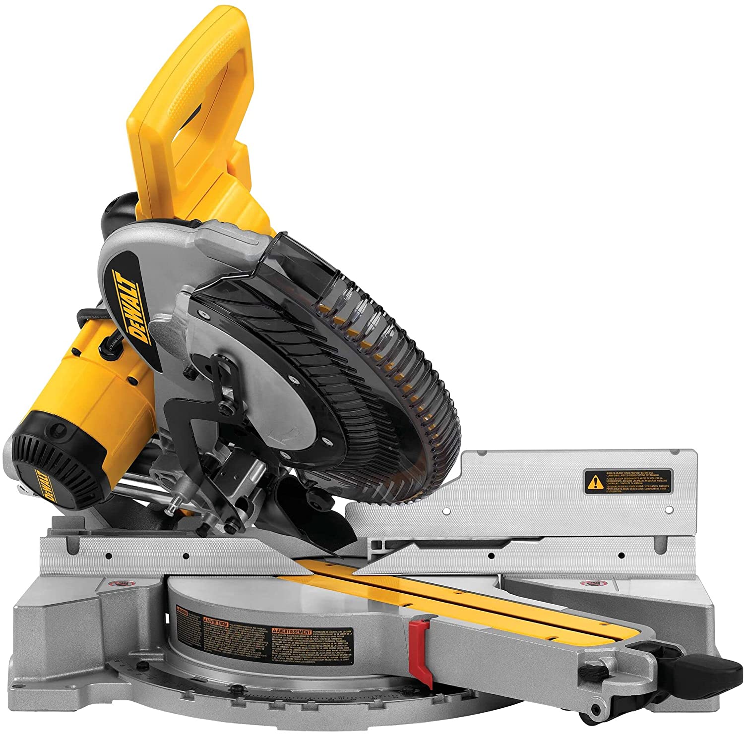 DEWALT 12-Inch Sliding Compound Miter Saw, Double Bevel (DWS780) , Black