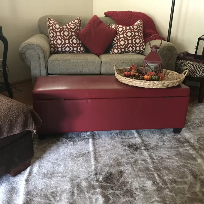 【Furniture】Boston Upholstered Storage Ottoman