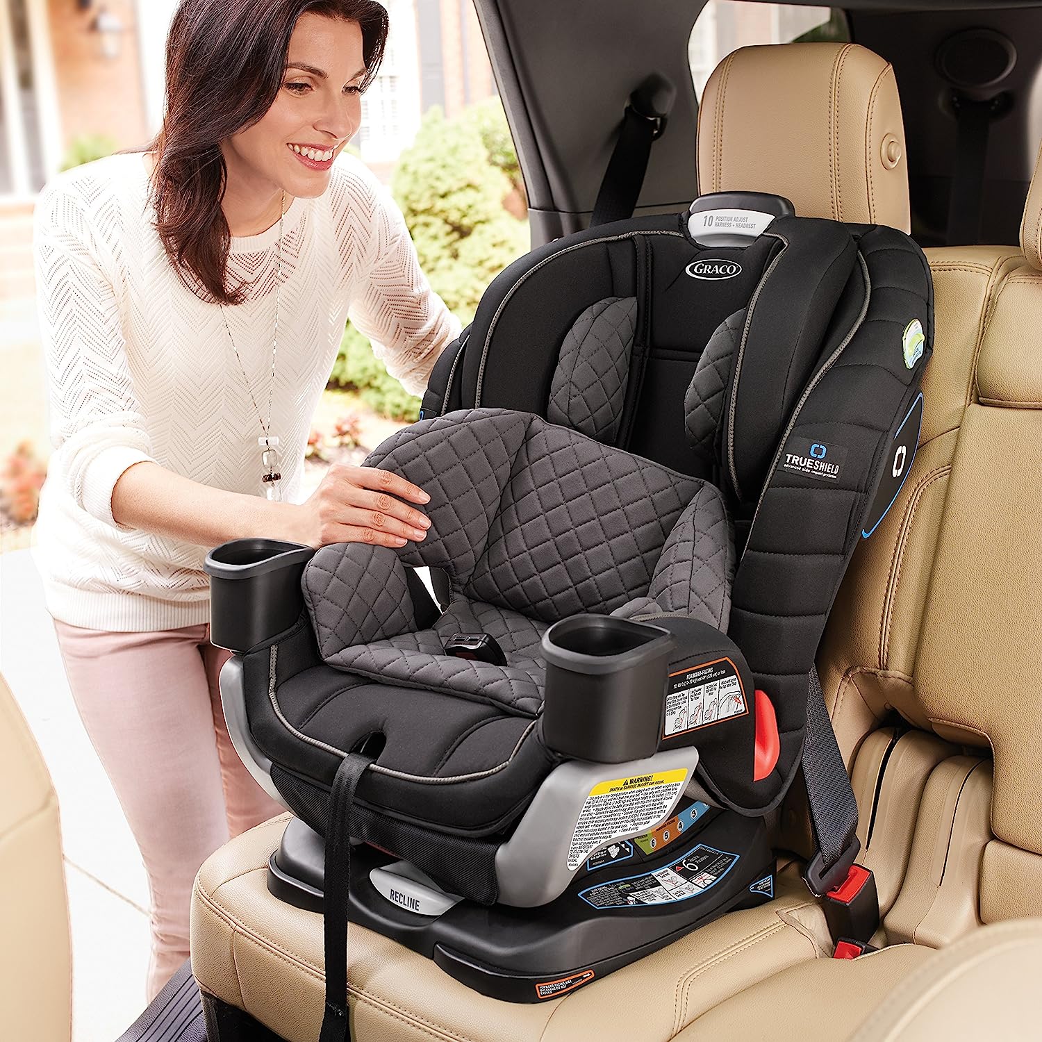 Car Seat, Infant to Toddler Car Seat, 3-in-1 car seat grows with your child