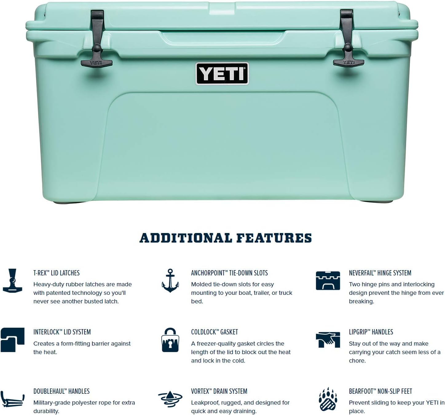 YT Tundra Haul Portable Wheeled 65 Cooler