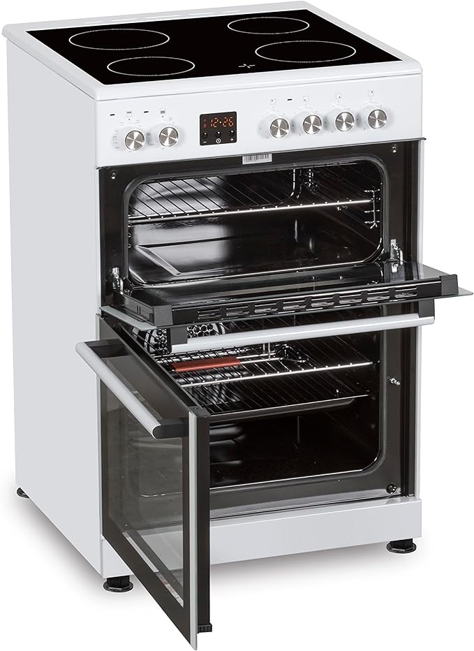 Leisure white good condition 60cm electric cooker with oven grill