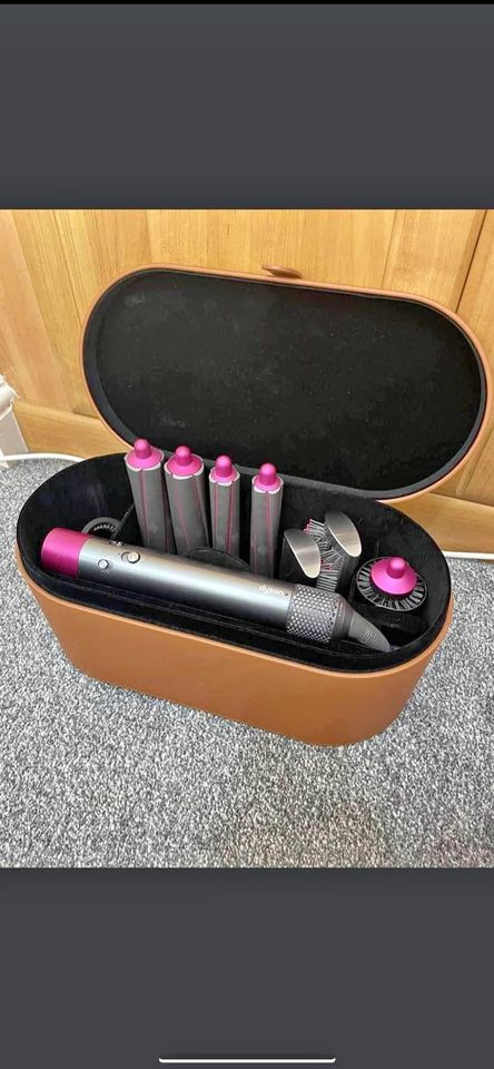 Airwrap Complete Hair Styler NickelFuchsia.