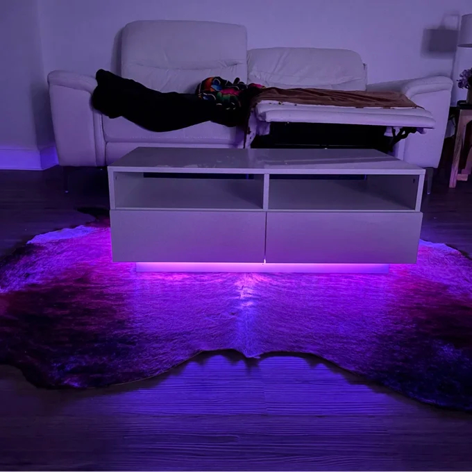 【Furniture】Gastelum Block Coffee Table with Storage
