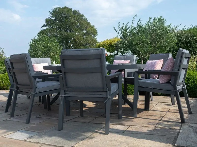 【Home&Garden】Maze Rattan New York 8 Seat Oval Dining Set