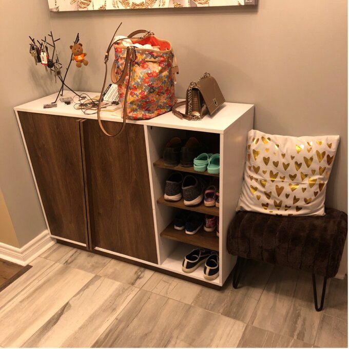 【Furniture】16 Pair Shoe Storage Cabinet