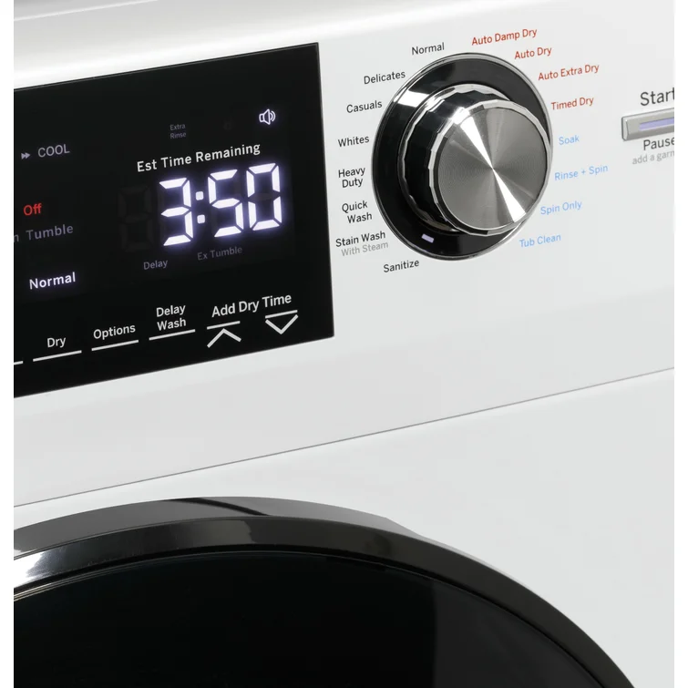 2.4 Cu. Ft. Front Load Washer and 2.4 Cu. Ft. Electric Dryer