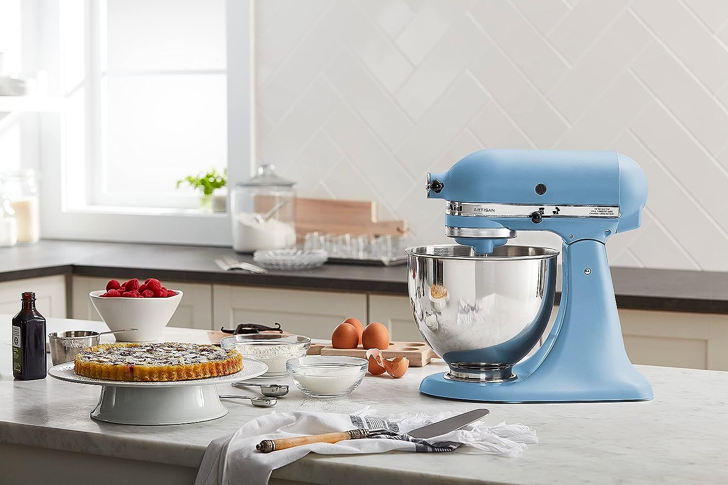 KitchenAid Artisan Series 5-Quart Tilt-Head Stand Mixer - KSM150PS, Milkshake