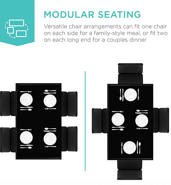 Best Choice Products 5-piece kitchen dining table set