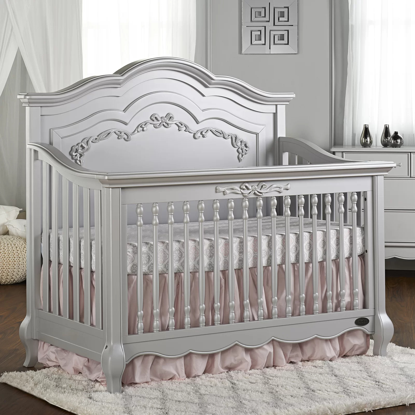【Baby&Kids】Aurora 5-in-1 Convertible Crib