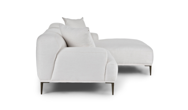 Quartz White Right Sectional