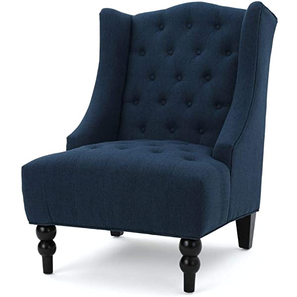 Christopher Knight Home Toddman High-Back Fabric Club Chair, Dark Charcoal