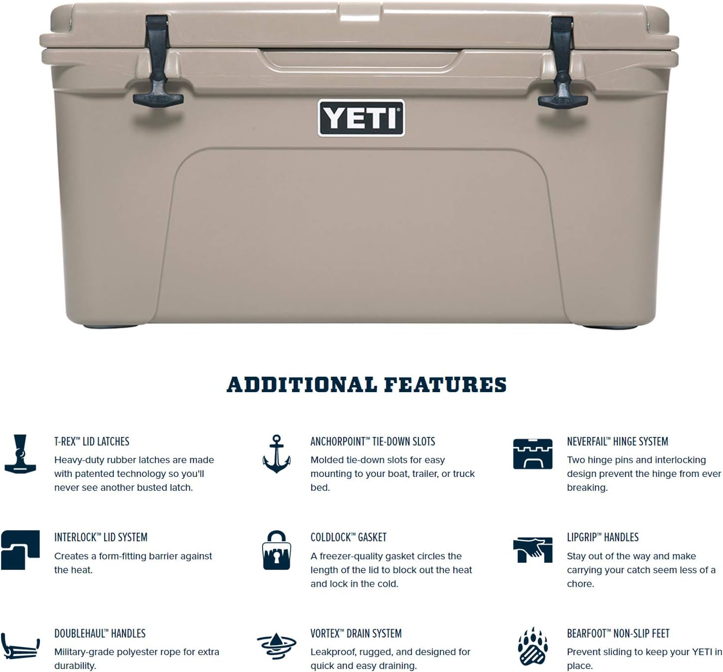 YT Tundra Haul Portable Wheeled 65 Cooler