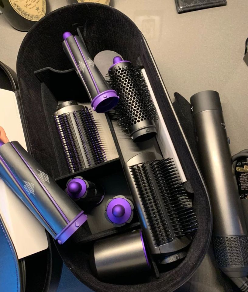 Airwrap Complete Hair Styler NickelFuchsia.