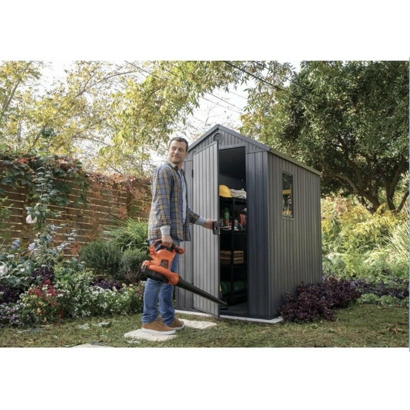 Keter Darwin Shed Grey 6 X 4 Ft Waterproof Garden Storage Shed Cheapest