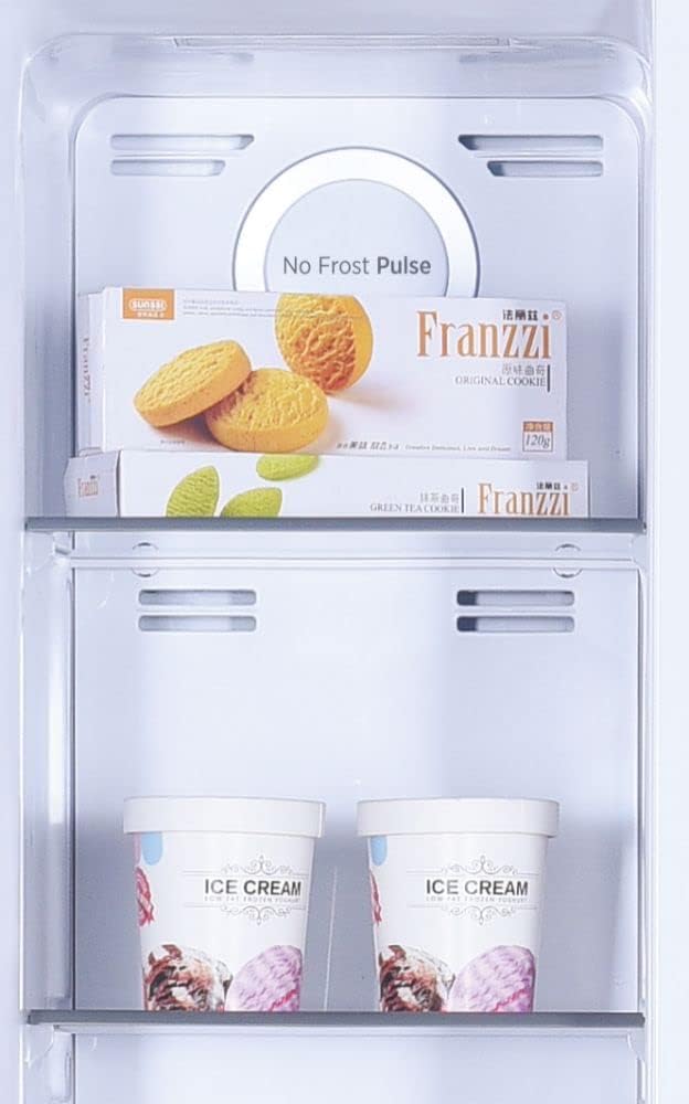 Hoover HHSBSO6174XWDK Freestanding  Fridge Freezer, Total No Frost, 521L Total Capacity, 90.2cm Wide, No Plumbing Water Dispenser, Stainless Steel [Energy Class E]