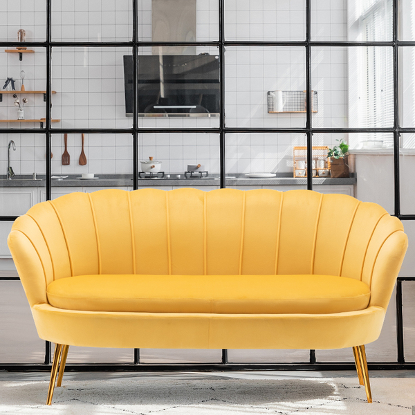 Net celebrity light luxury two-person sofa