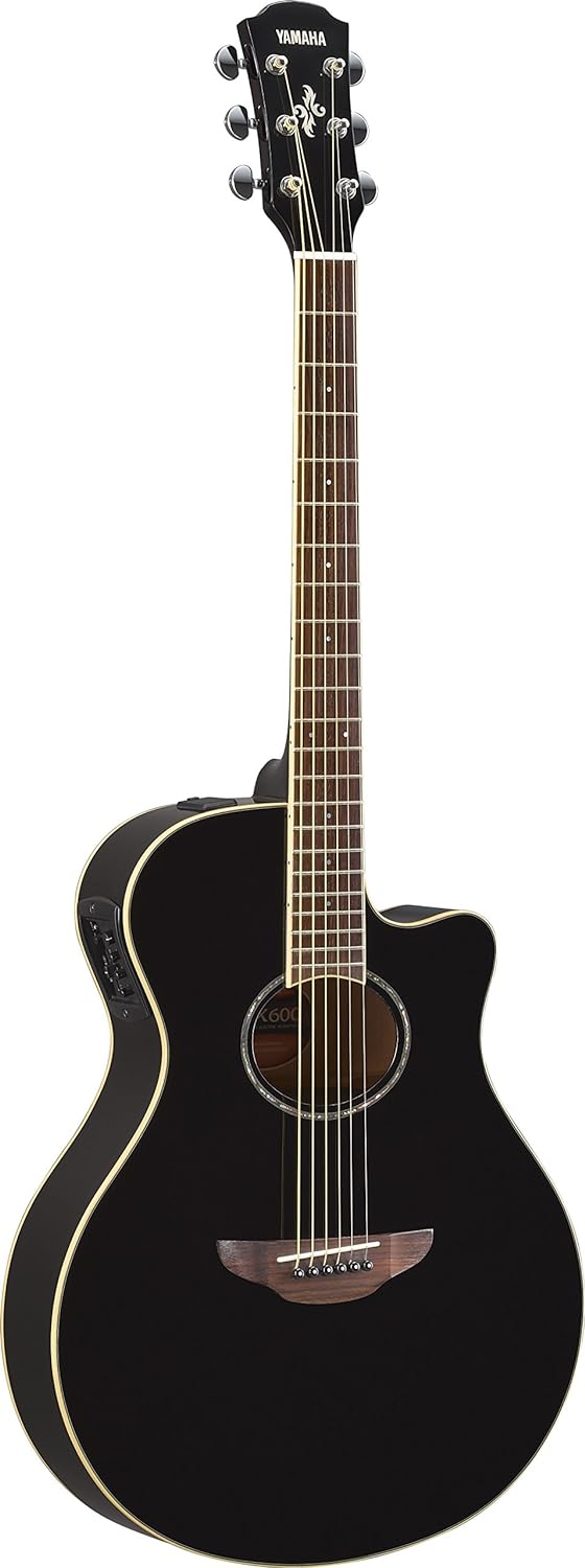 APX600 VW Thin Body Acoustic-Electric Guitar, Vintage White