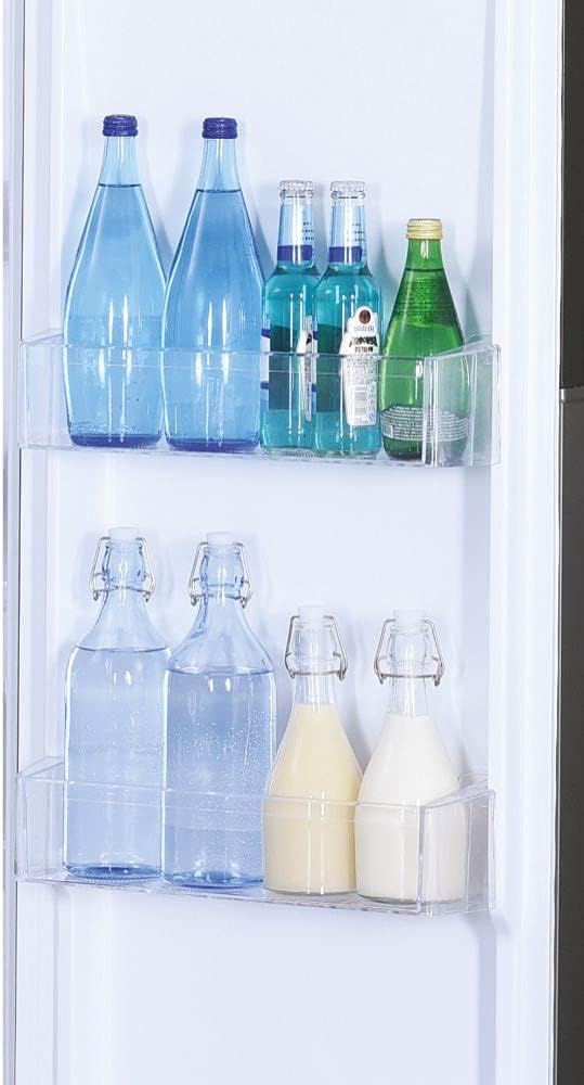 Hoover HHSBSO6174XWDK Freestanding  Fridge Freezer, Total No Frost, 521L Total Capacity, 90.2cm Wide, No Plumbing Water Dispenser, Stainless Steel [Energy Class E]