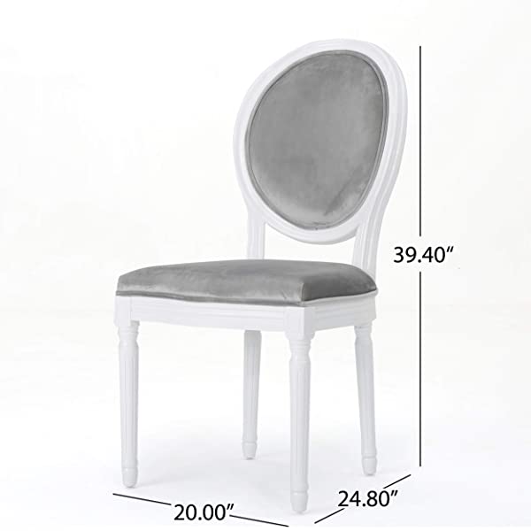 Christopher Knight Home Phinnaeus Beige Fabric Dining Chair (Set of 2), 2-Pcs Set Beige 2-Pcs Set