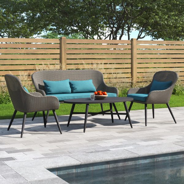 4-Seat group with cushion