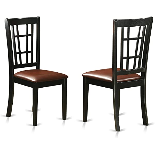 5 PC Dining room set -Table and 4 Dining Chairs Dlni5-blk-lc