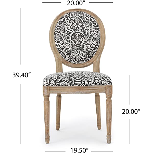 Christopher Knight Home Phinnaeus Beige Fabric Dining Chair (Set of 2), 2-Pcs Set Beige 2-Pcs Set