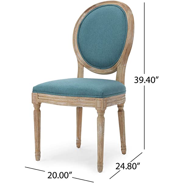 Christopher Knight Home Phinnaeus Beige Fabric Dining Chair (Set of 2), 2-Pcs Set Beige 2-Pcs Set