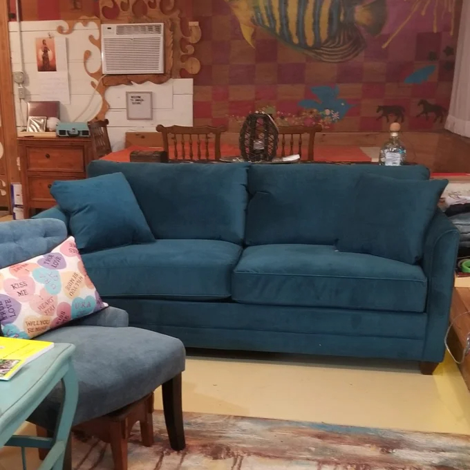 【Furniture】Lourenco 77'' Upholstered Sleeper Sofa