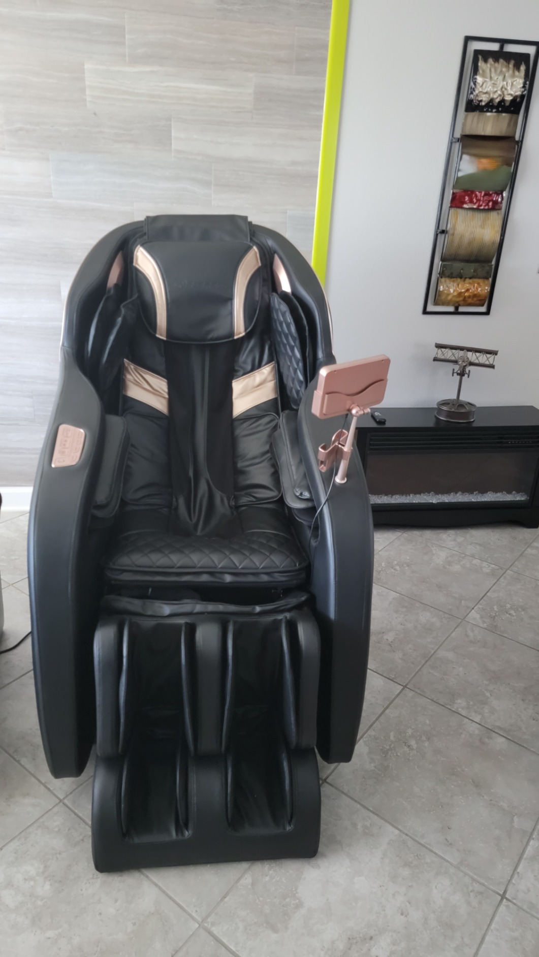 【Furniture】Real Relax Massage Chair, Zero Gravity SL Track Massage Chair, Full Body Shiatsu Massage Recliner
