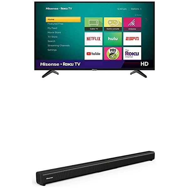 40-Inch Class H4 Series LED Roku Smart TV with Alexa Compatibility (40H4F, 2020 Model) 40 in TV Only