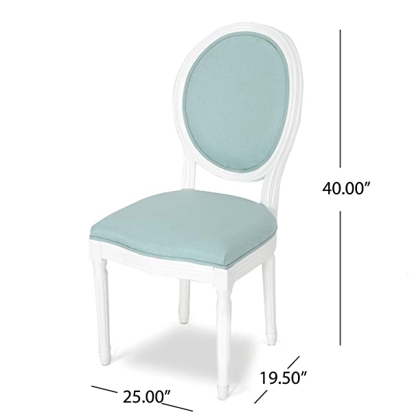 Christopher Knight Home Phinnaeus Beige Fabric Dining Chair (Set of 2), 2-Pcs Set Beige 2-Pcs Set
