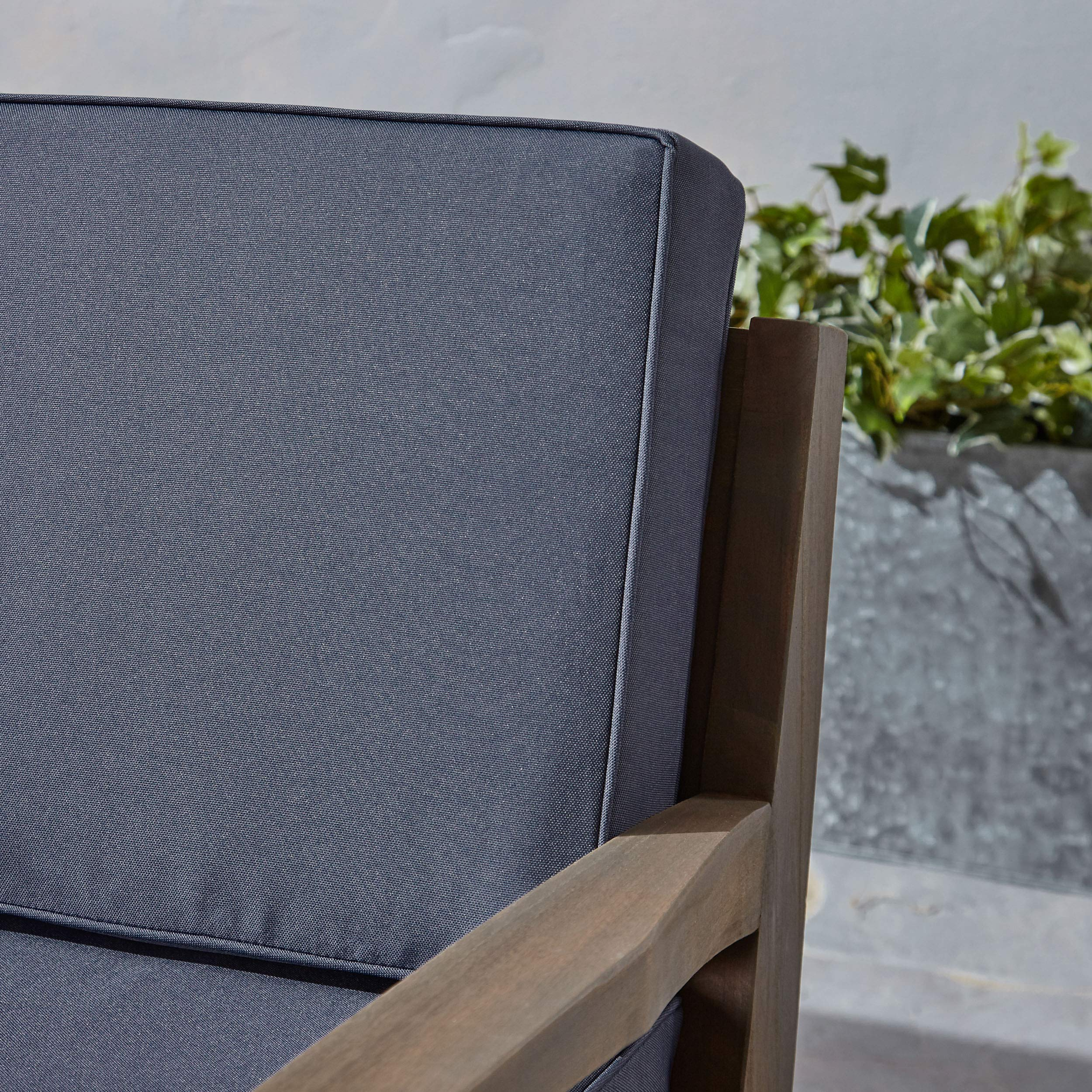 【Furniture】7-Seater Sectional Sofa Set for Patio with Loveseat, Club Chairs, Ottoman & Coffee Tables