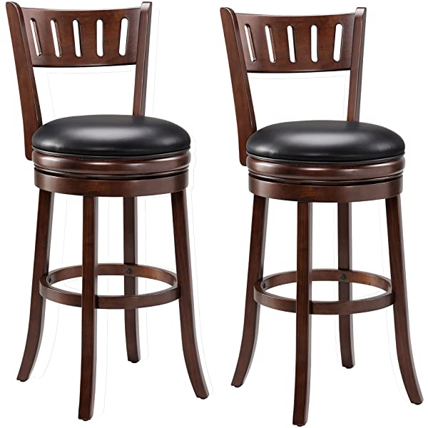 Ball & Cast Barstool, 29-Inch,2-Pack, Cappuccino Jayden Cappuccino 29-Inch,2-Pack