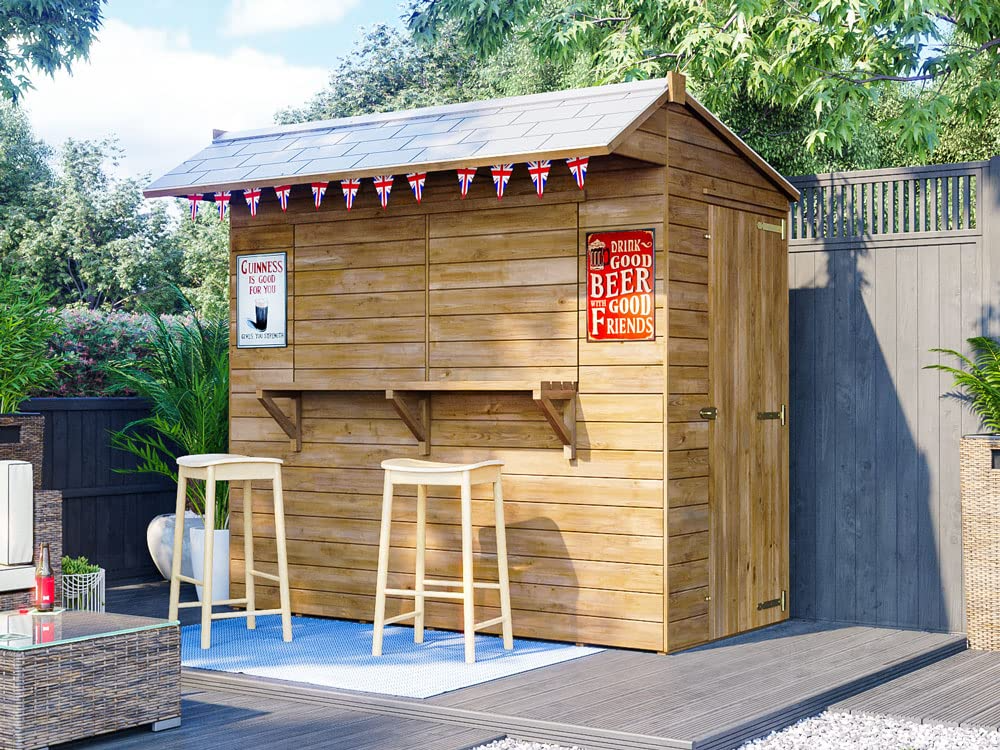 【Home&Garden】Outdoor Bar Shed - The Hangover Apex Garden Bar | 1.8x2.4 m