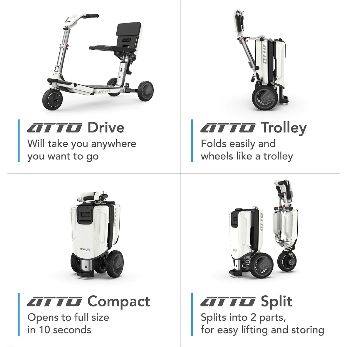 Electric Folding Lightweight High Range Scooter