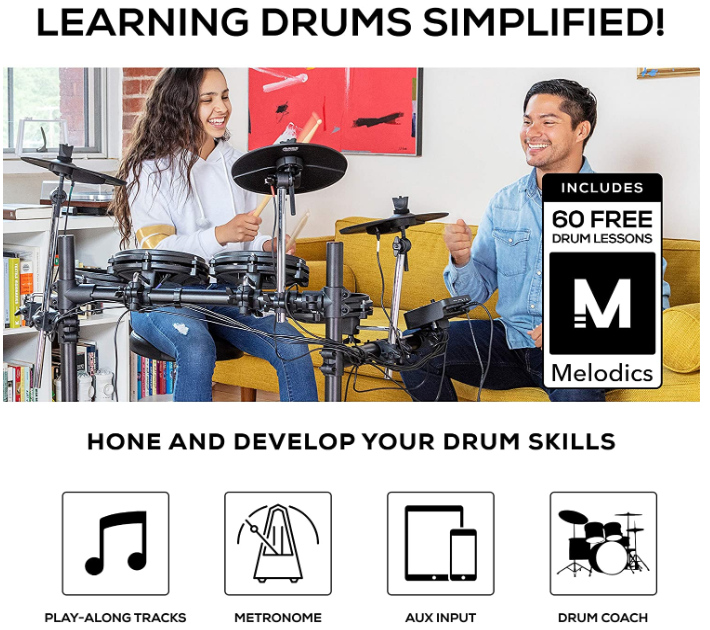Drums Nitro Mesh Kit Bundle – Complete Electric Drum Set.