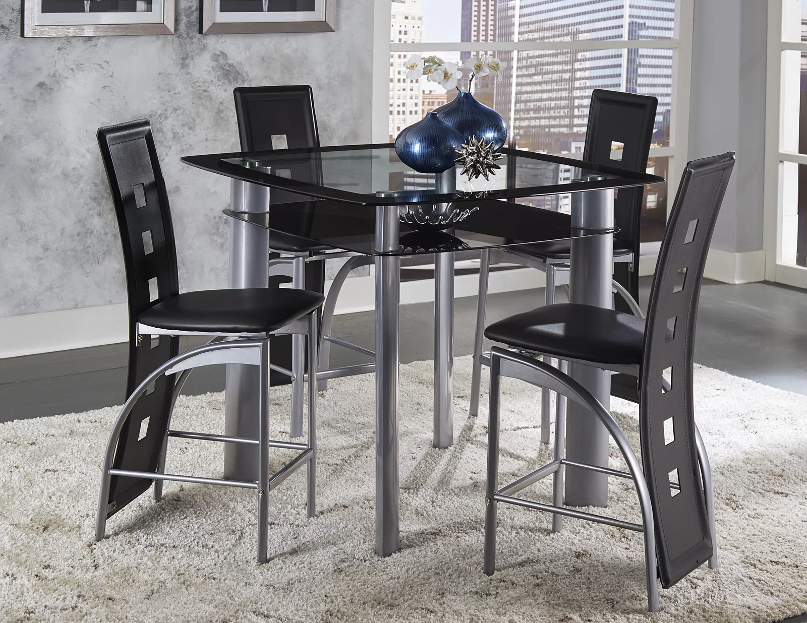 【Furniture】Mccready 4 - Person Counter Height Dining Set