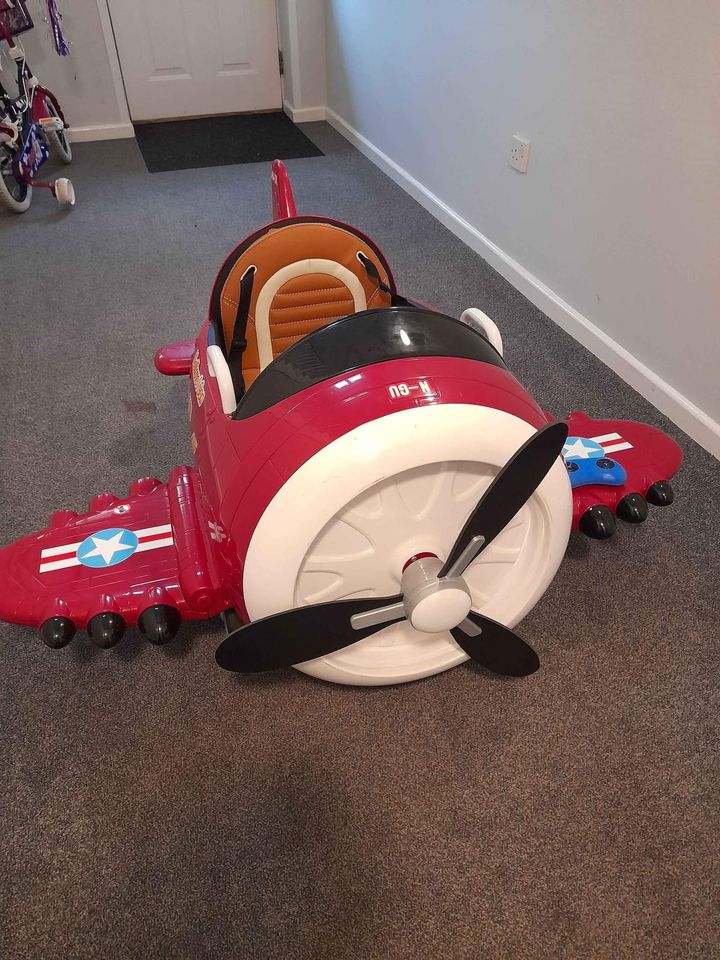 12v Ride On Airplane