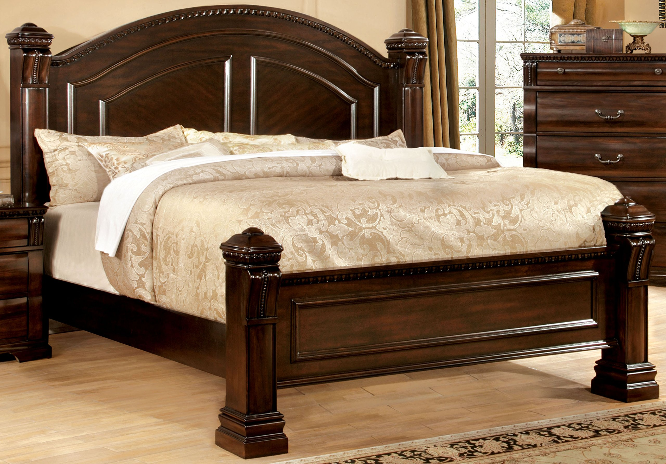 【Furniture】Lexington Low-Poster Bed, Eastern King, Cherry