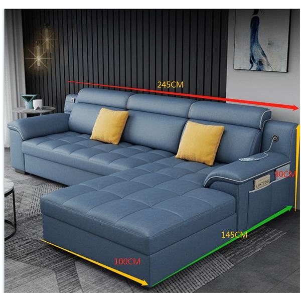 Small apartment living room multifunctional sofa bed SJJ