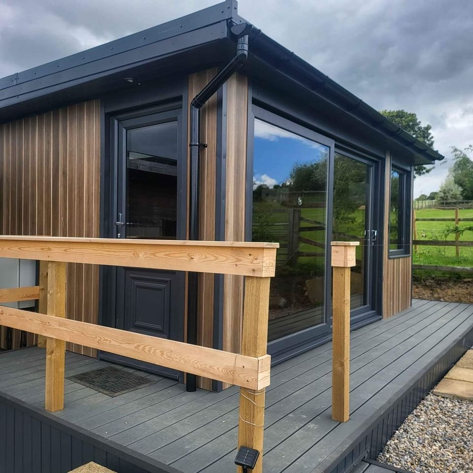 Plastic clad garden room Garden office Garden gym Garden bar