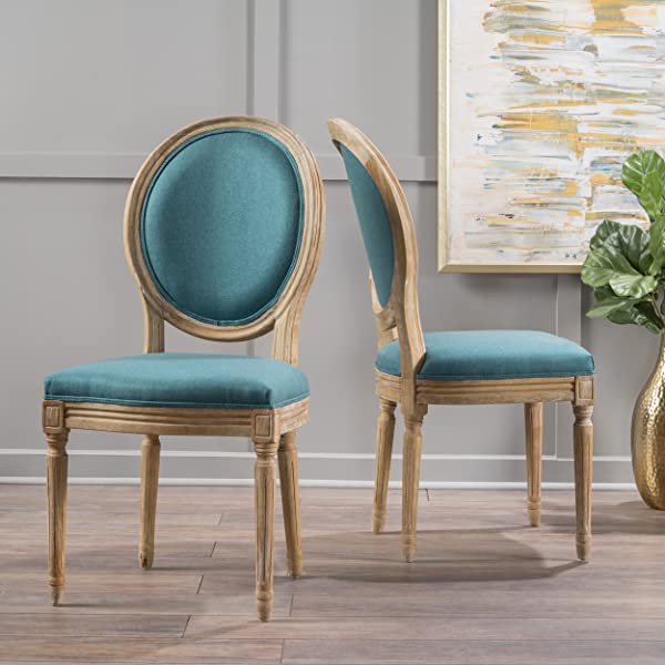 Christopher Knight Home Phinnaeus Beige Fabric Dining Chair (Set of 2), 2-Pcs Set Beige 2-Pcs Set