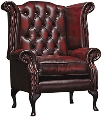Chesterfield wingback armchairs