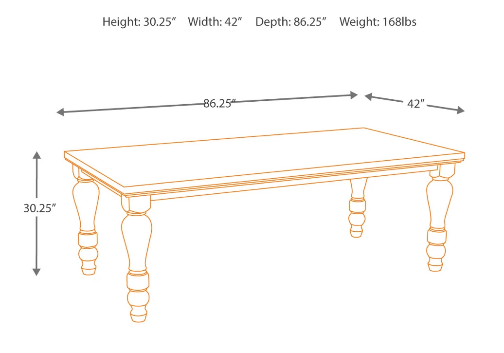 Marsilona Dining Table and 6 Chairs Set