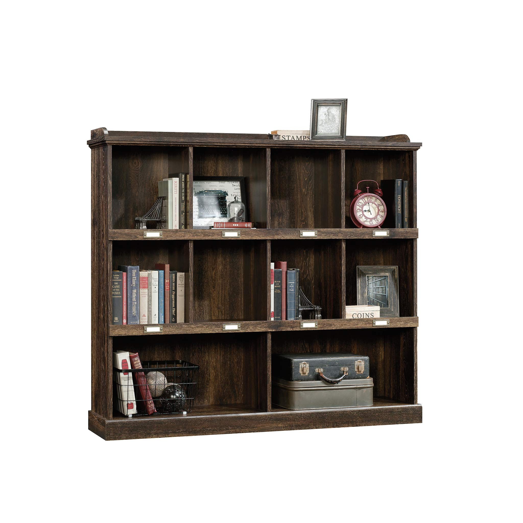 【Furniture】Rustic Super Wide 86 Inch 5 Tier Bookcase with 23 Shelves, 5-Shelf Etagere Large Open Bookshelf
