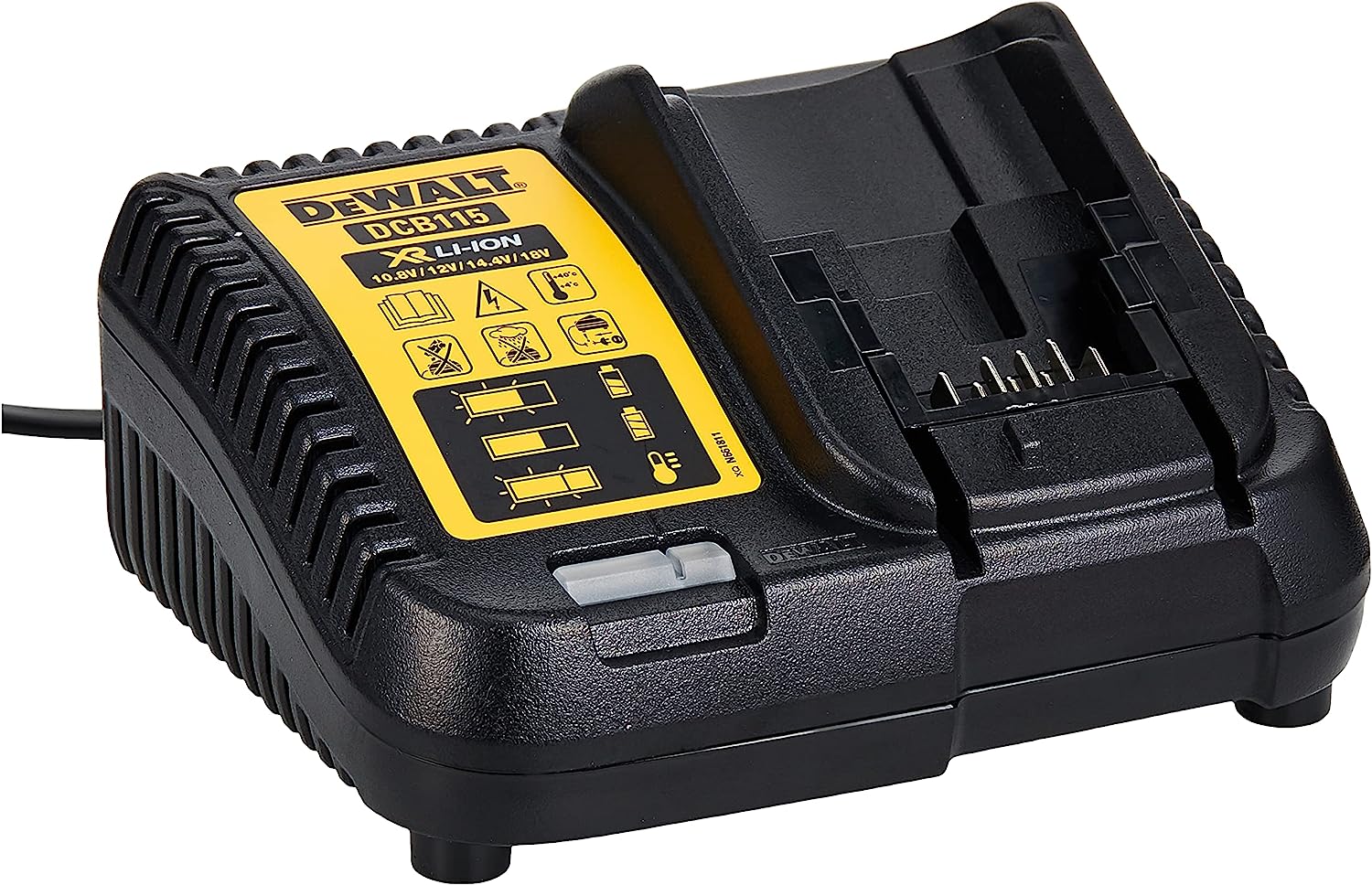 DEWALT DCD796N 18v XR Li-Ion Brushless Compact Combo Hammer + 2 Pack Waitley 18V 5.0A DCB184 Battery + Charger