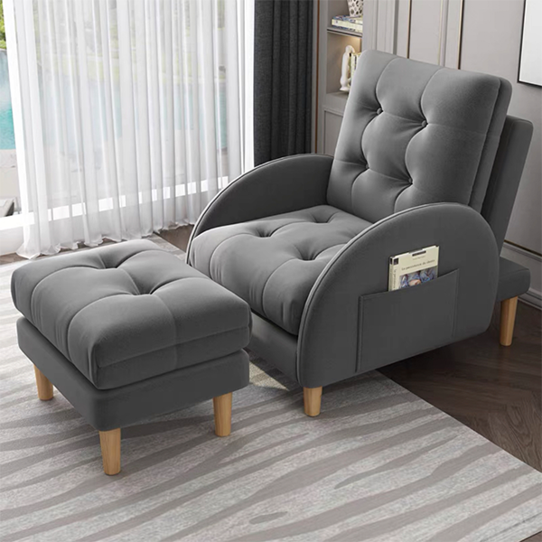 Brand new balcony small apartment multifunctional recliner dual-purpose sofa chair